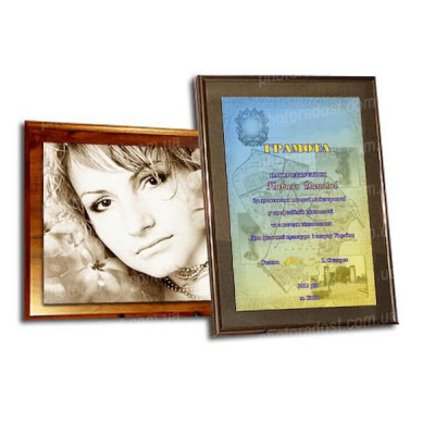 Фото на металле с подложкой